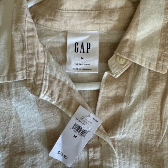 NWT Relaxed Plaid Flannel Easy Shirt - Picture 2 of 3